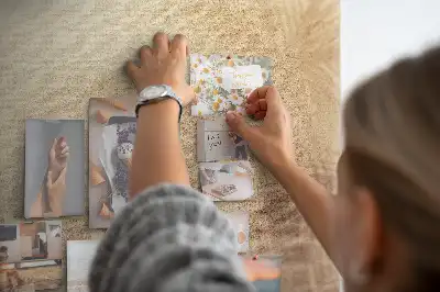 Palm Leaves Printed Cork Memo Board