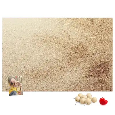 Palm Leaves Printed Cork Memo Board