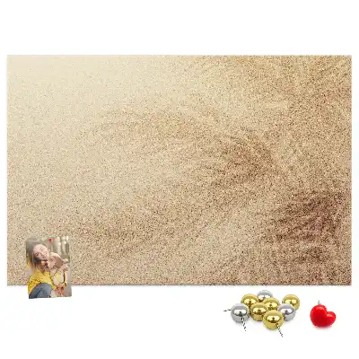 Palm Leaves Printed Cork Memo Board