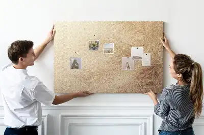 Palm Leaves Printed Cork Memo Board