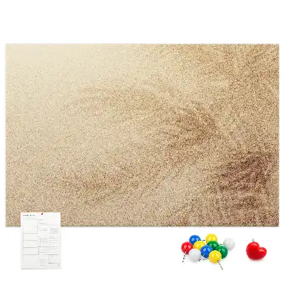 Palm Leaves Printed Cork Memo Board