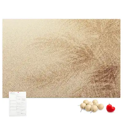 Palm Leaves Printed Cork Memo Board