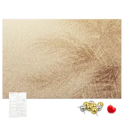 Palm Leaves Printed Cork Memo Board