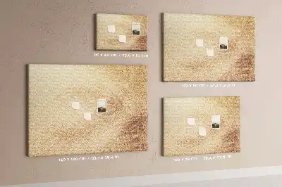 Palm Leaves Printed Cork Memo Board