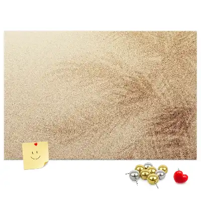 Palm Leaves Printed Cork Memo Board