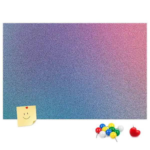 Gradient Pattern Printed Cork Board