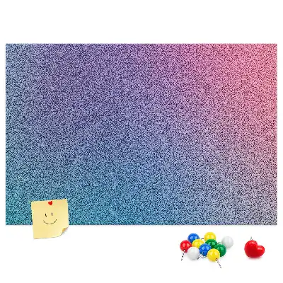 Gradient Pattern Printed Cork Board