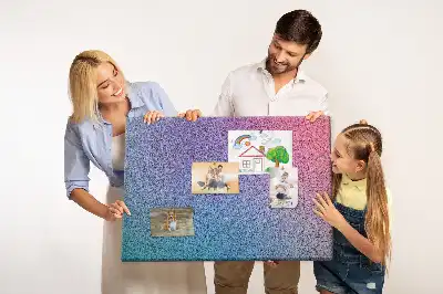 Gradient Pattern Printed Cork Board