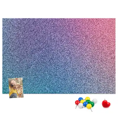Gradient Pattern Printed Cork Board