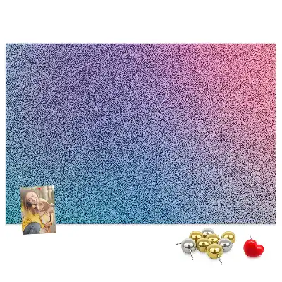 Gradient Pattern Printed Cork Board