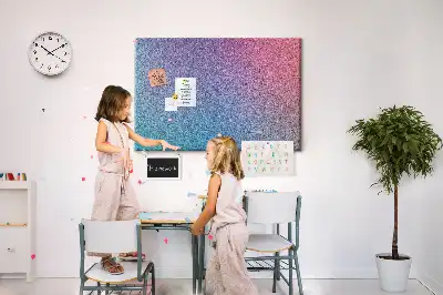 Gradient Pattern Printed Cork Board