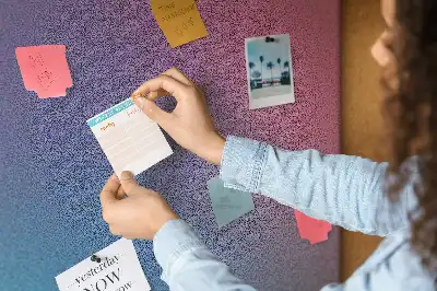 Gradient Pattern Printed Cork Board