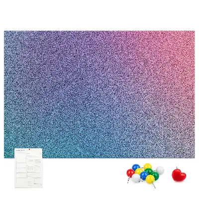 Gradient Pattern Printed Cork Board