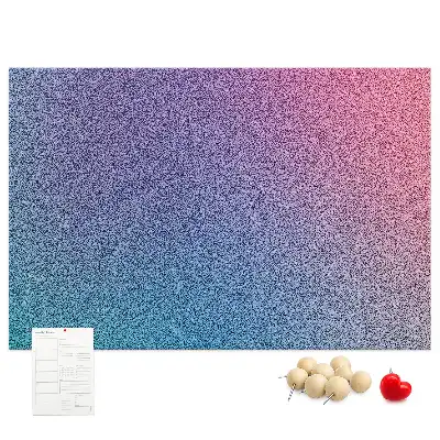 Gradient Pattern Printed Cork Board