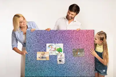 Gradient Pattern Printed Cork Board