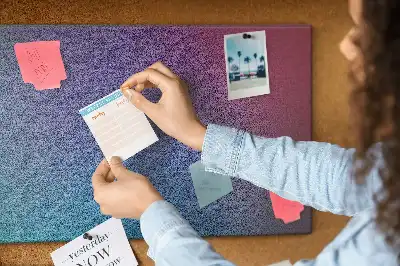Gradient Pattern Printed Cork Board