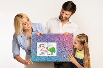 Gradient Pattern Printed Cork Board