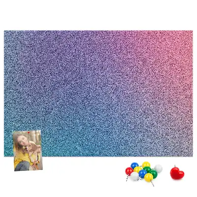 Gradient Pattern Printed Cork Board