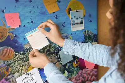 Underwater Life Cork Memo Board
