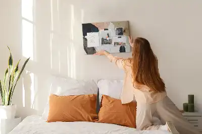 Abstract Splashes Printed Cork Board