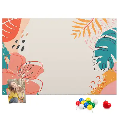 Tropical Holidays Printed Cork Memo Board