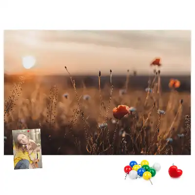 Sunrise Printed Cork Board
