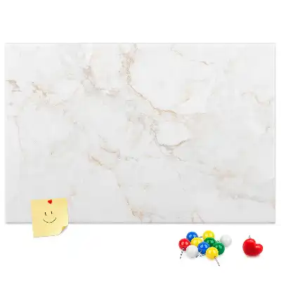 Printed Cork Memo Board Elegant marble