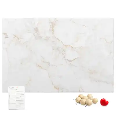 Elegant Marble Printed Cork Memo Board