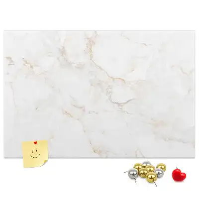Elegant Marble Printed Cork Memo Board