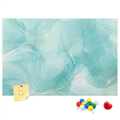 Abstract Marble Printed Cork Board