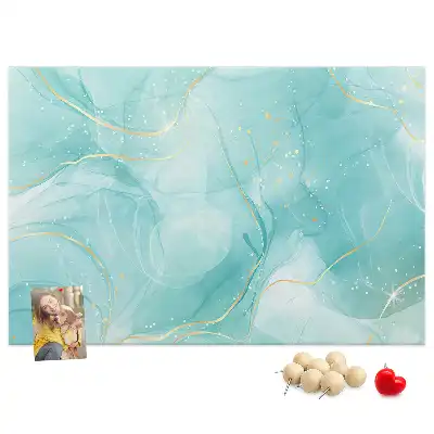 Abstract Marble Printed Cork Board