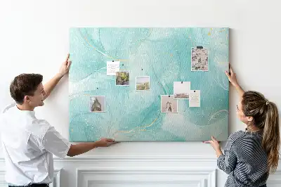 Printed Cork Board Abstract marble
