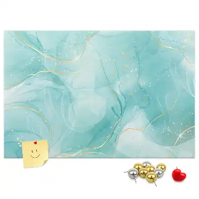 Abstract Marble Printed Cork Board