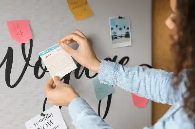 Bon Voyage Printed Cork Memo Board
