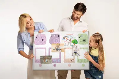 Printed Cork Memo Board Camera set