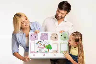 Printed Cork Memo Board Camera set