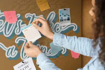 Let's Go On A Trip Printed Cork Board