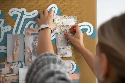 Let's Go On A Trip Printed Cork Board