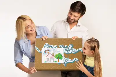 Let's Go On A Trip Printed Cork Board