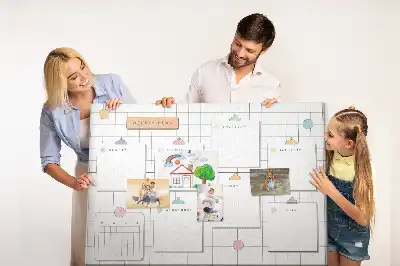 Weekly Printed Cork Memo Board