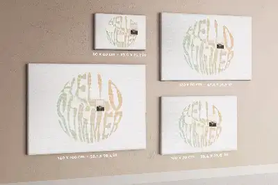 Hello Summer cork memo board