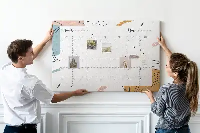 Cork memo board Business organizer