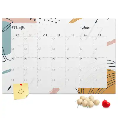 Cork memo board Business organizer