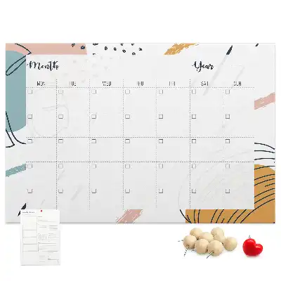 Cork memo board Business organizer