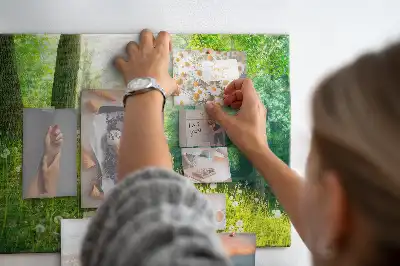 Printed Spring Nature Cork Memo Board