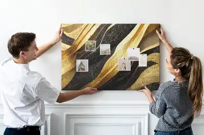 Printed Cork Memo Board Elegant abstraction
