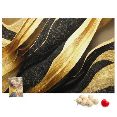 Printed Cork Memo Board Elegant abstraction