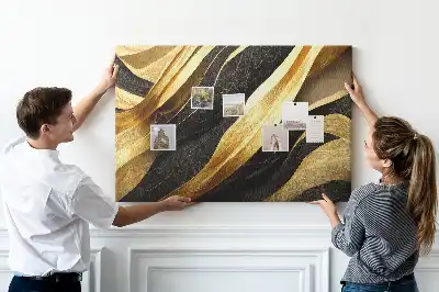 Printed Cork Memo Board Elegant abstraction