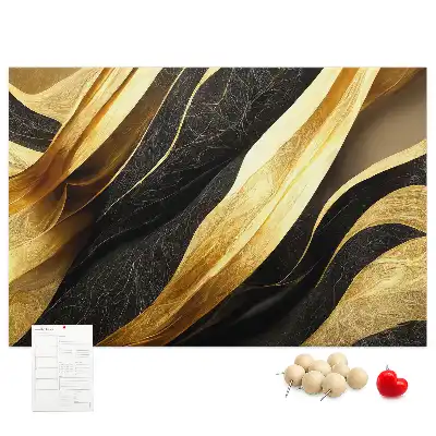 Printed Cork Memo Board Elegant abstraction
