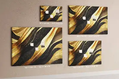 Printed Cork Memo Board Elegant abstraction